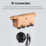 FLATSONS FR6 BT Pickup Guitar Soundhole Rechargeable Pickup with Reverberation/ Delay Effect, Acoustic Coverage Enhancer