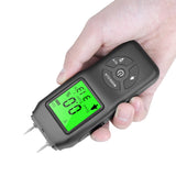 Digital Wood Moisture Meter Professional Timber Hygrometer Portable Tool LCD Display Timber Damp Detector With Data Preservation