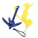 Universal Folding Anchor Kayak Canoe Boat Marine Anchor Aluminum Lightweight Small Watercraft Anchor Accessories Dropping