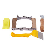 1 Set 10 in 1 Metal Beekeeping Supplies Tool Kit Beekeeping Bee Hive Smoker Kit Beekeeping Equipment Tools Apiculture Accessorie
