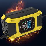 Automatic Charger 7A 12V 7-Stage Smart Fast Battery Charger Car Motorcycle Pulse Repair Charger Lead Acid Battery Charger