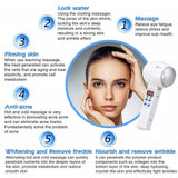 Face Care Device Hot Cold Hammer Cryotherapy Blue Photon Acne Treatment Skin Beauty Massager Lifting Rejuvenation Facial Machine