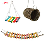 15/9/8/3 Pcs Bird Chewing Toy Funny Cotton Rope Parrot Toy Bite Resistant Cockatiels Parakeet Training Toy Bird Accessories Cage
