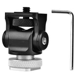 Hot Shoe Mount Monitor Flash Microphone Stand Portable Hot Shoe Mounts With Wrench Camera Accessories