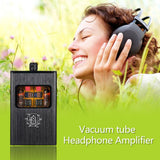 GT39 Vacuum Tube Headphone Amplifier Portable Headphone Amplifier Dual-Mono Balanced Stereo Audio Amplifier