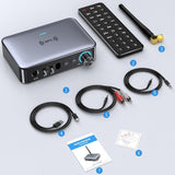Digital To Analog Audio Adapter Optical Fiber Bluetooth-compatible 5.1 Receiver Transmitter (english Remote Control)