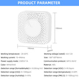 Tuya WiFi Intelligent Air Housekeeper 6-in-1 Air Quality Monitor PM2.5/Formaldehyde/TVOC/CO2/Temperature/Humidity Detector