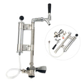Homebrew Beer Party Pump With D Type Keg Coupler Stainless Steel Tap and Screw Barrel Coupler Keg Party Pump Bar Accessories