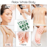 Natural Rose Quartz Aventurine Jade Guasha Tool China Traditional Dolphin Shape Acupoint Masssage Stone for Body Skin Health SPA