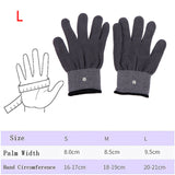 S/M/L Size Conductive Electrotherapy Massage Electrode Gloves Relax Shock Wire Tens Machine Therapy Hand Massager Tool