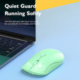 Rechargeable Wireless Bluetooth Mouse 2.4G USB Dual Mode Silent Mouse for iPad Tablet Laptop Phone PC Macbook Gaming Mouse Gamer