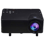 Top Deals Mini Portable 1080P Projector HDMI Home HD Cinema Projector For Iphone Android Switch Game Console Black US Plug