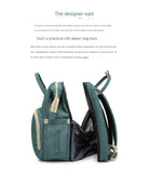 Fashion Portable Folding Crib Diaper Bag Multi-Function Large Capacity Baby Backpack Diaper Bag Baby Stroller Organizer Bag