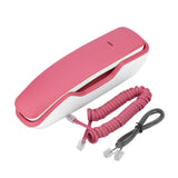 Mini Telephone Home Landline Phone Wall Mounted Telephone Desktop Corded Fixed Phone House Telephones for Home Hotel Office Use