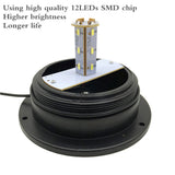12V/24V LED Blue color Car Vehicle Police Warning Light Flashing Beacon LED Strobe Emergency Lighting Lamp with Magnetic Mounted
