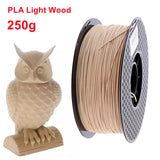 1.75mm 3D Printer Filament PLA Series Special Effect 1Kg 500g 250g with Spool Plastic Filaments Wood / Shinning / Rainbow PLA