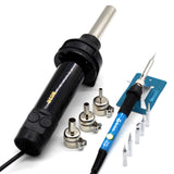 220V Portable BGA Rework Solder Station Hot Air Blower Heat Gun 8032  Hand-held Hot Air Gun 3pcs Nozzle