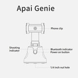 Smart Shooting Gimbal Selfie 360 All-round Rotation Auto Face Object Tracking for GoPro Smartphone Camera Vlog Live Selfie Stick