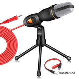 Condenser Microphone Kit Home Karaoke MIC with Desktop Stand Microphone for PC YouTube Video Chatting Gaming Podcast Recording