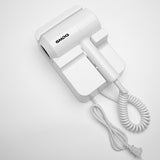 GMDQ Hot&Cold Wind Blow Hair Dryer Electric Wall Mount Bathroom Hotel Negative Ion Blower with USB Bracket