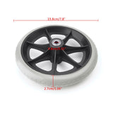 2pcs 8" Wheelchair Casters Small Cart Rollers Chair Wheels Accessories