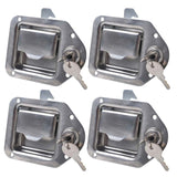 4pcs Trailer Car Recreational Vehicle Tool Box Locks Anti-theft Handle Locks Trailer Parts A35