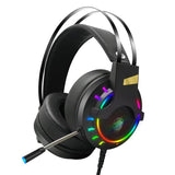 K3 Wired RGB Lighting USB 7.1 Stereo Surround Gaming Headphone with Mic for Computer PC Wired Earphone HiFi Headset for PUBG CS