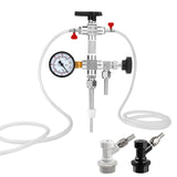 Beer Bottle Filler With Pressure Gauge Counter Pressure Filler Kit Stainless Steel Bottling Wand For Home Brewing Beer Bar Tools
