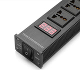 Hifi 10A Power Filter Power Conditioner LED High quality Audio Power Purifier Filter AC Power Socket universal Power filter