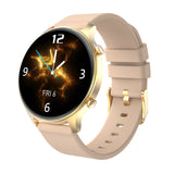 ECG Aluminium Alloy Smart Watch Men Full Round Full Touch Screen IP68 Waterproof Heart Rate Women Smartwatch For Xiaomi GTS DK18