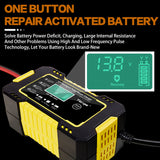 Car Battery Charger Digital LCD Display Full Automatic 12v Car Battery Charger Power Puls Repair Chargers Wet Dry Lead Acid