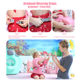 Toddler Vest For Pool Arm Wings For Babies Swimming Float Vest For Kid Swim Arm Band Cartoon Wings Pool Sleeves Shoulder Straps