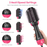 One Step Hair Dryer Electric Hot Air Brush Multifunctional Negative Dryer brush Negative Ion Generator Hair Straightener Curler