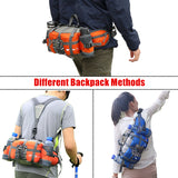 Outdoor Sports Waist Bag Waterproof Hiking Cycling Climbing Bicycle Pack Fanny Pack with Water Bottle Holder Mountainering Bag