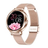 MK20 Smart Watch 2020 Fitness Bracelet Sleep Monitoring Heart Rate Blood Pressure Intelligent Woman Watch Steel Belt Smartwatch
