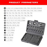 100Pcs Screwdriver Set Magnetic Torx Hex Phillips Bit Adjustable Ratchet Handle Screw Bolt Nuts Driver Repair Tool Kit