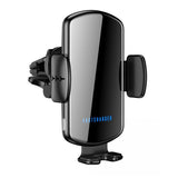 15W Wireless Fast Charger Ai Speech Mobile Phone Holder Stand In-Car, Smart Qi Quick Charge Fit for iPhone 12/11/Xs/XR/8
