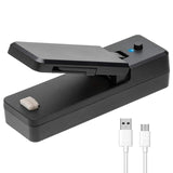 Mini Bag Sealer-2In1 Portable Heat Sealers Rechargeable Handheld Vacuum Heat Sealers &amp;Cutter for Plastic Bag Storage Food