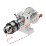 New Live Lathe Center Head With Chuck DIY Accessories For Mini Lathe Machine Revolving Centre Woodworking Tool