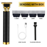 Men's Hair Trimmer Baldheaded Hair Clipper Electric Cordless Shaver Barber Precision Finishing Hair Cutter Beard Shaving Machine
