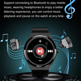 JM08 Smart Watch TWS Wireless Headset HIFI Stereo Sound Bluetooth Call Earphone Heart Rate Blood Pressure Monitor Smartwatch