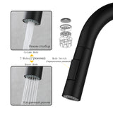 Free Shipping Pull Out Black Sensor Kitchen Faucet Smart Induction Mixer Tap Touch Control Sink Tap 2 Modes Torneira De Cozinha