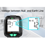 New Generation Full Screen Socket Tester Ground Zero AC Voltage Tester 30V-250V RCD Test Plug Polarity Phase Check EU/US/UK