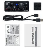 PreSonus AudioBox GO portable audio interface 2 in 2 out professional XMAX-L Mic Preamp for home and mobile recording
