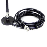 Walkie Talkie Antenna 27MHz Suction Cup Antenna BNC Male Q9 Head Radio Station External Shortwave Car Antenna