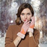 USB Heating Gloves Ladies Winter Warm Gloves Electric Bike Gloves Outdoor Riding Electric Heating Gloves