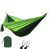 Outdoor Lightweight Parachute Portable Hammocks For Hiking Travel Backpacking Camping Hammock 270x140cm