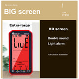 ET8134 4.7Inch LCD Screen Multimeter Current Voltage Current AC Measurement Capacitance Resistance Measuring