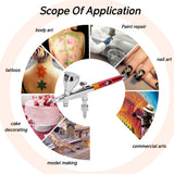 Multi-purpose Professional 0.3mm Airbrush for Model Making DIY Art Painting
