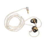 3.5mm Wired Earphone Detachable Cable In Ear Monitor Earbuds Ergonomic Design Professional Monitor Headphone for Singers